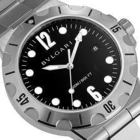 【クロス付】 ブルガリ ディアゴノ 自動巻き 腕時計 ブランド メンズ BVLGARI DP41BSSSD ブラック 黒 スイス製 記念品 ギフト 父の日 プレゼント 実用的