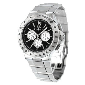 【クロス付】 ブルガリ 時計 ブランド BVLGARI ディアゴノ 41mm 自動巻き メンズ DG41BSSDCHTA ブラック 腕時計 記念品 ギフト 父の日 プレゼント 実用的