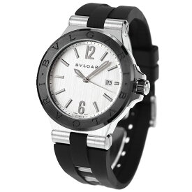 【クロス付】 ブルガリ 時計 メンズ BVLGARI ディアゴノ 42mm 自動巻き DG42C6SCVD 腕時計 ブランド シルバー 記念品 ギフト 父の日 プレゼント 実用的
