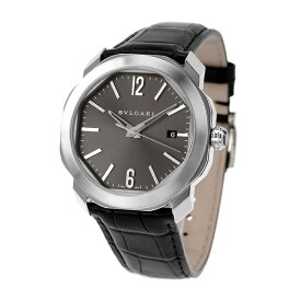 ブルガリ オクト ローマ 自動巻き 腕時計 ブランド メンズ BVLGARI OC41C5SLD アナログ ガンメタル ブラック 黒 スイス製