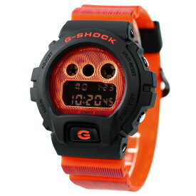 gショック ジーショック G-SHOCK クオーツ DW-6900TD-4 6900シリーズ WEB限定 デジタル ブラック 黒 オレンジ CASIO カシオ 腕時計 メンズ