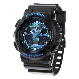 G-SHOCK CASIO GA-100CB-1ADR メンズ 腕時計 カシオ Gショック ブルー × ブラック 時計