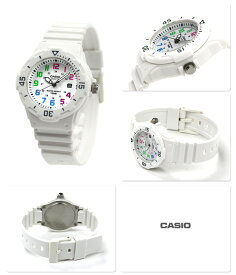 カシオ 腕時計 チープカシオ デイト 海外モデル ホワイト×マルチカラー CASIO LRW-200H-7BVDF チプカシ 時計