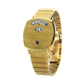 【クロス付】 グッチ 時計 グリップ 35mm メンズ レディース 腕時計 YA157403 GUCCI ゴールド