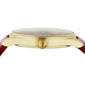 Gタイムレス クオーツ 腕時計 ブランド メンズ レディース 蜂 星 ハート ムーンフェイズ YA1264050 アナログ マルチカラー レッド 赤 スイス製 父の日 プレゼント 実用的