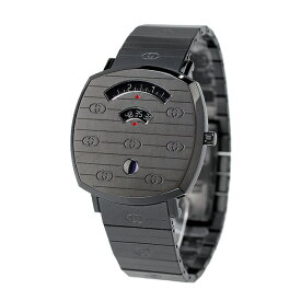 グッチ 時計 グリップ クオーツ 腕時計 メンズ レディース GUCCI YA157429 ブラック 黒 スイス製