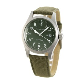 H69439363 ハミルトン HAMILTON カーキ フィールド メカ 手巻き 腕時計 メンズ 時計 グリーン ギフト 父の日 プレゼント 実用的