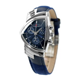 ハミルトン ベンチュラ クロノ 32,3mm クオーツ 腕時計 ブランド メンズ クロノグラフ HAMILTON H24432941 アナログ ブルー スイス製 父の日 プレゼント 実用的