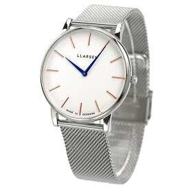 エルラーセン オリバー 日本限定モデル 39mm クオーツ LL147SWDSMS 腕時計 ブランド メンズ ホワイト LLARSEN ギフト 父の日 プレゼント 実用的