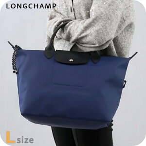 �����V���� �V�����_�[�o�b�O ���f�B�[�X �u�����h LONGCHAMP �v���A�[�W�� �G�i�W�[ L �g�b�v�n���h���o�b�O �n���h�o�b�O 2WAY L1515HSR006 �l�C�r�[ �o�b�O �΂߂��� ���� ������� �v���[���g ��