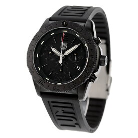 ルミノックス パシフィック ダイバー 3140 シリーズ クオーツ 腕時計 ブランド メンズ クロノグラフ LUMINOX 3141.BO アナログ オールブラック 黒 スイス製 ギフト 父の日 プレゼント 実用的