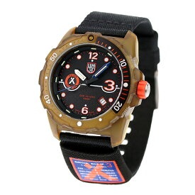 ルミノックス ベア グリルス サバイバル ルール オブ 3 X タイド 3720 シー シリーズ クオーツ 腕時計 ブランド メンズ LUMINOX 3721.ECO アナログ ブラック 黒 スイス製