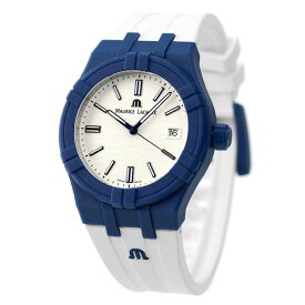 モーリスラクロア アイコン タイド クオーツ 腕時計 メンズ Aikon #tide MAURICE LACROIX AI2008-BBB11-300-0 アナログ シルバー ホワイト 白 スイス製