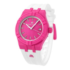 モーリスラクロア AIKON #tide 40mm 腕時計 ブランド メンズ MAURICE LACROIX AI2008-FFFF1-3A0-0 アナログ ピンク ホワイト 白 ギフト 父の日 プレゼント 実用的