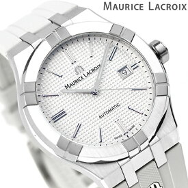 モーリスラクロア アイコン オートマティック 42mm 自動巻き 腕時計 メンズ MAURICE LACROIX AI6008-SS000-130-2 アナログ シルバー ライトグレー スイス製