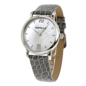 モンブラン スター クラシック クオーツ 腕時計 ブランド レディース MONTBLANC 108766 アナログ シェル グレー スイス製