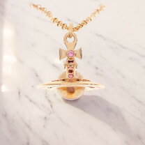 楽天市場 ヴィヴィアン ネックレス オーブ 素材 ジュエリー・アクセサリー ピンクゴールド レディースジュエリー・アクセサリー ジュエリー・アクセサリー の通販
