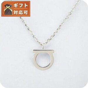 _Si10{+ő37{^ tFK FERRAGAMO lbNX 760133-696659 fB[X K`[j GANCINO SILVER Vo[