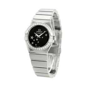 オメガ コンステレーション 24mm ダイヤモンド スイス製 123.15.24.60.01.001 OMEGA レディース 腕時計 ブラック 時計