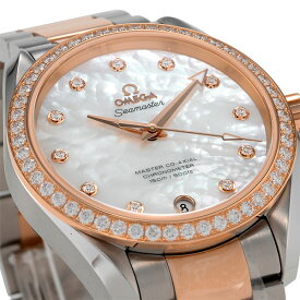 オメガ シーマスター アクアテラ 自動巻き 腕時計 18Kレッドゴールド ダイヤモンド 231.25.39.21.55.001 OMEGA