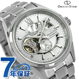 オリエントスター コンテンポラリーコレクション モダンスケルトン 自動巻き 腕時計 ブランド メンズ オープンハート ORIENT STAR RK-AV0125S アナログ シルバー 日本製 父の日 プレゼント 実用的