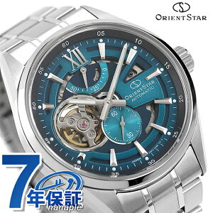 �I���G���g�X�^�[ �R���e���|�����[���_���X�P���g�� 75���N�L�O���f�� �������� �r���v �u�����h �����Y ���ʌ��� �I�[�v���n�[�g ORIENT STAR Contemporary Modern Skeleton RK-AV0140E �A�i���O �u���[ 