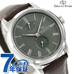 �I���G���g�X�^�[ Classic Collection M45 F7 Small Second �������� �r���v �u�����h �����Y ORIENT STAR RK-BS0001E �A�i���O �O���[�� �u���E�� ���{�� ������� �h�� �v���[���g �j�� ���p�I