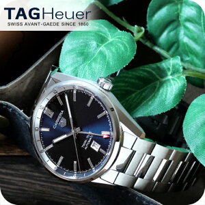 �^�O�E�z�C���[ �J���� �L�����o�[7 �c�C���^�C�� �f�C�g 41mm �������� �r���v �u�����h �����Y TAG Heuer WBN201A.BA0640 �A�i���O �l�C�r�[ ������� �h�� �v���[���g �j�� ���p�I