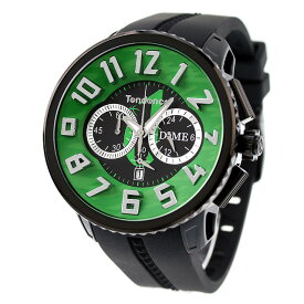 テンデンス ガリバー 東京ダイム クオーツ 腕時計 メンズ クロノグラフ TENDENCE TG460010S アナログ グリーン ブラック 黒