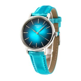 ティソ T-クラシック エブリタイム クオーツ 腕時計 ブランド メンズ レディース TISSOT T143.210.17.091.00 アナログ ブルー スイス製 ギフト 父の日 プレゼント 実用的