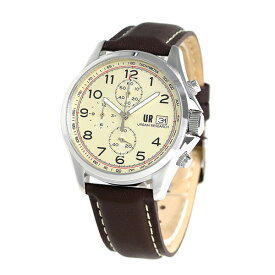 URBAN RESEARCH クロノグラフ 革ベルト メンズ 腕時計 UR003-03 アーバンリサーチ ゴールド 時計