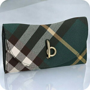 バ−バリ− 長財布 👒 メンズ レディース ブランド 【トレリス】 BURBERRY チェック 8065640 ベージュ/ブラック