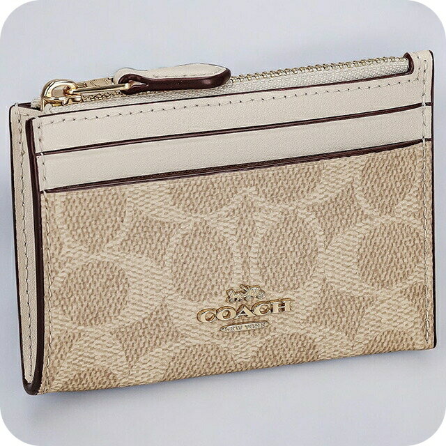 コーチ コインケース メンズ レディース ブランド COACH シグネチャー CW870 IMXDM 1 サンド