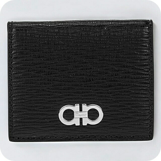 フェラガモ コインケース メンズ ブランド Ferragamo 66A137PEBBLE NE RD 688 857 ブラック/レッド