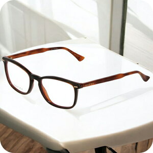 グッチ 眼鏡 メンズ レディース ブランド GUCCI GG0188O ブラウン