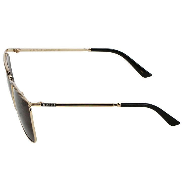 楽天市場】グッチ サングラス メンズ ブランド GUCCI GG0821S ゴールド  