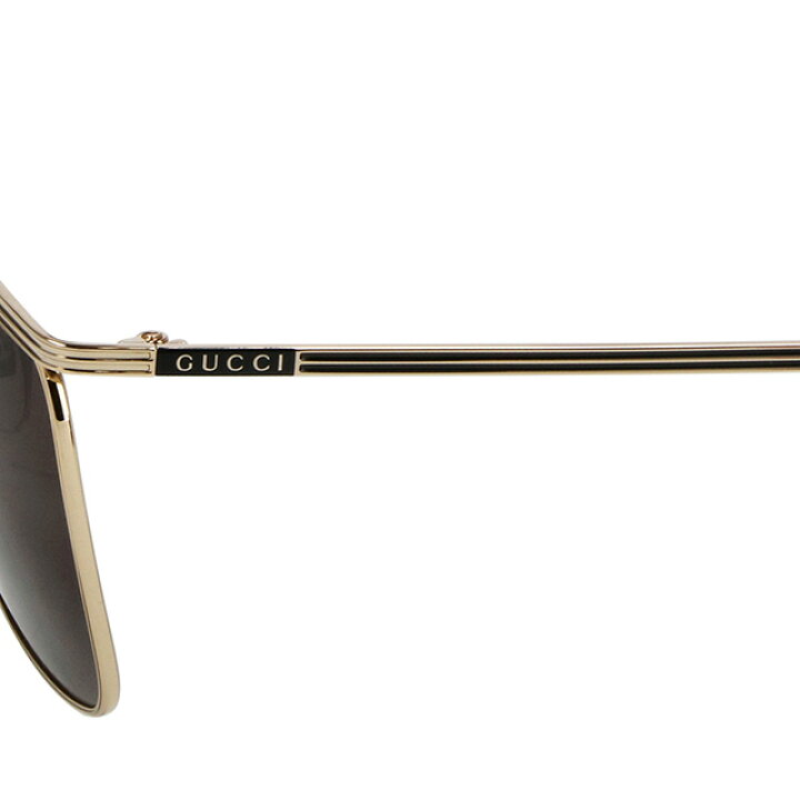 楽天市場】グッチ サングラス メンズ ブランド GUCCI GG0821S ゴールド  