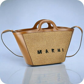 ＼全品10倍+さらに5倍★3日間だけ／ マルニ ハンドバッグ レディース ブランド MARNI BMMP0068Q0-P3860 ブラウン