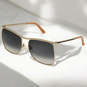 �_����ɍő�+9�{�^ �O�b�` �T���O���X ���f�B�[�X �u�����h GUCCI GG0820S �S�[���h/�O���[