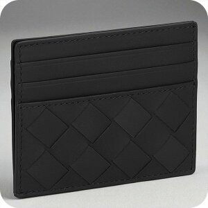 ボッテガ・ヴェネタ カードケース メンズ レディース ブランド BOTTEGA VENETA 607361-V3US3 8966 ブラック 定期入れ 高級 おしゃれ プレゼント 実用的
