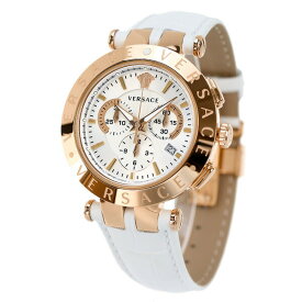 ヴェルサーチ 時計 メンズ VERQ00220 腕時計 ブランド クロノグラフ スイス製 ホワイト 新品 記念品 ギフト 父の日 プレゼント 実用的