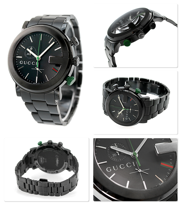 グッチ 時計 メンズ GUCCI 腕時計 G-CHRONO G-クロノ オールブラック YA101331 | Infinitown