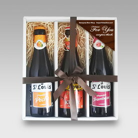 お祝いギフト セントルイス プレミアムビール 250ml 3種3本+専用コースター飲み比べセット ベルギーフルーツビール｜あす楽発送 送料無料