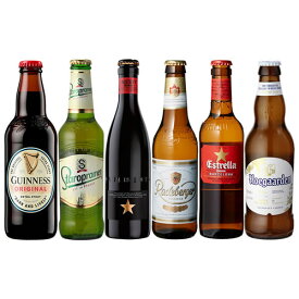 【6/1限定P3倍】世界のビール6本飲み比べセット スペイン産高級ビール入り！ 長S
