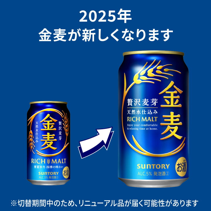 楽天市場】サントリー 金麦 500ml×24本 新ジャンル 第3の生 ビール 