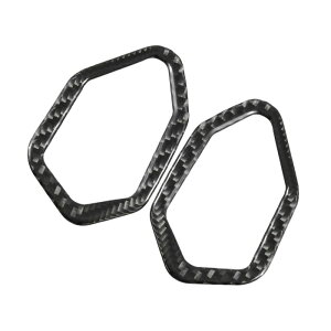 トヨタ/スバル GR86 ZN8 BRZ ZD8 エアコン 吹き出し口 カーボン ステッカー 2個セット フロント用 空調 シール アクセサリー カスタム パーツ カスタムパーツ 内装パーツ ハチロク