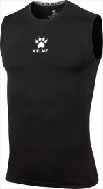 【代引不可】KELME（ケレメ） K15Z730-000スリーブレス インナーシャツ 男女兼用 ユニセックス サッカー・フットサル ブラック