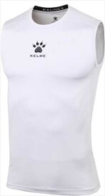 【代引不可】KELME（ケレメ） K15Z730-100スリーブレス インナーシャツ 男女兼用 ユニセックス サッカー・フットサル ホワイト