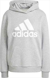 【代引不可】処分セール adidas（アディダス）DTB32-IM0215エッセンシャルズ ロゴ フリースパーカー MGRYヘザー/WHT sale 特価