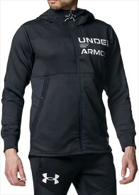 【代引不可】処分セール UNDER ARMOUR（アンダーアーマー）1381339-001UAアーマーニット ハイブリッド フルジップ ジャケット BLK sale 特価